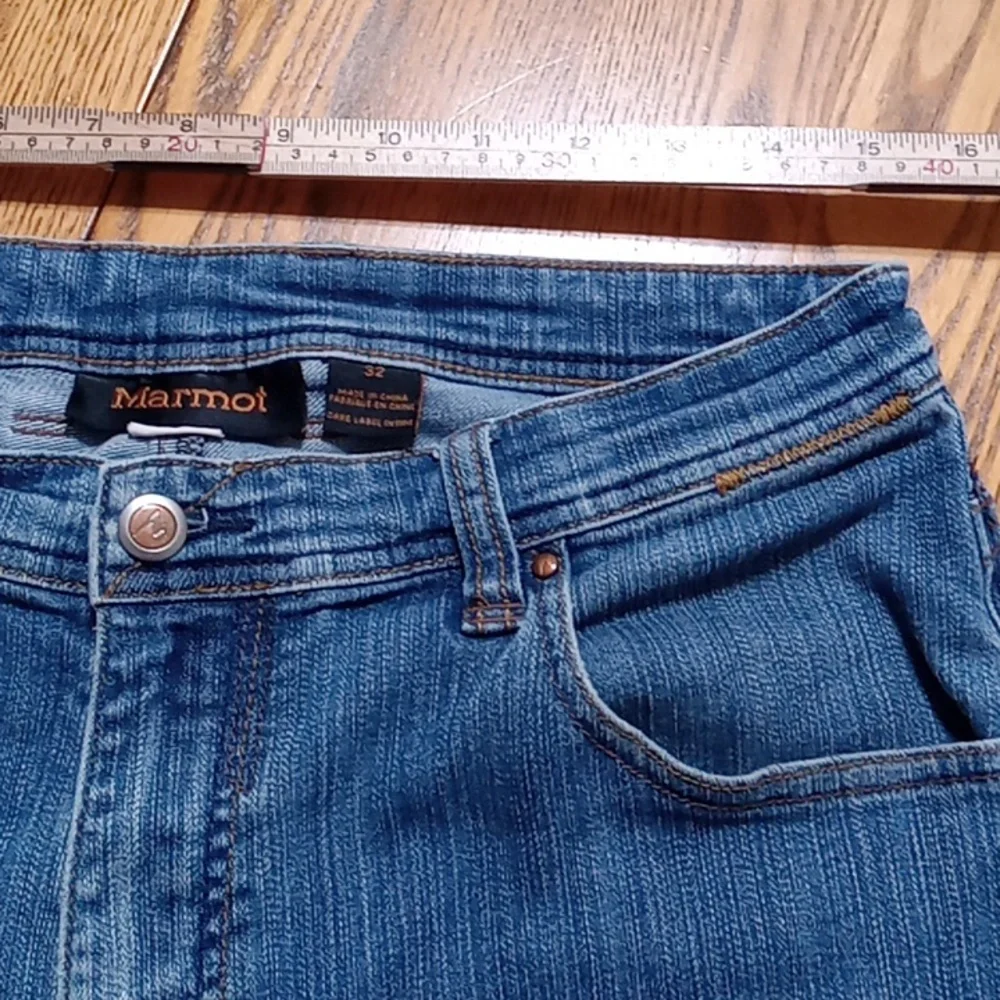 MARMOT Jeans Mens 32 BLUE Preowned Spring Summer Used Work Casual